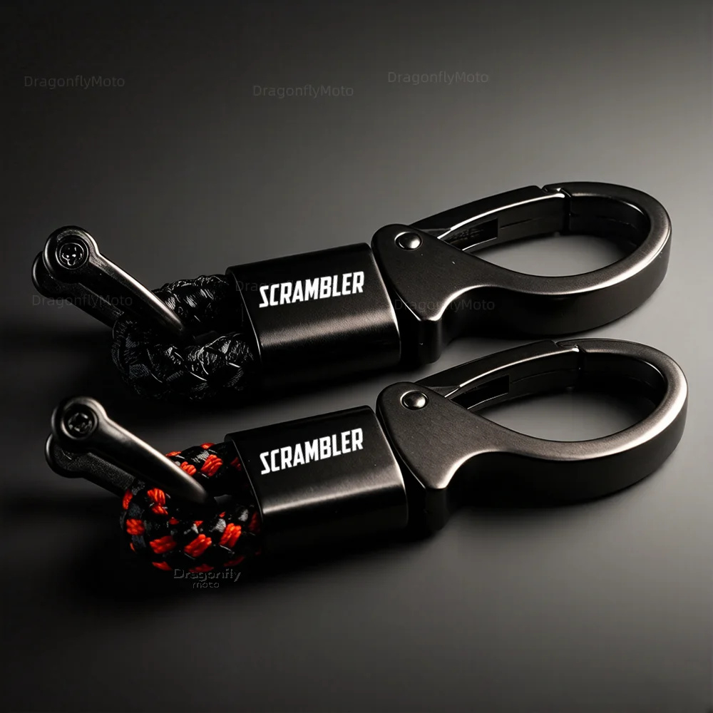 Für Ducati Scrambler 400 800 1100 2014-2019 Schlüsselanhänger aus Zinklegierung, Schlüsselring, Schlüsselhalter, Motorradzubehör, Metall-Schlüsselanhänger