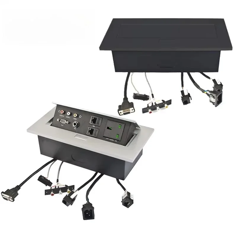 

Conference table power supply, desktop socket, travel wall charger, electric socket, flip desktop hidden data, power socket
