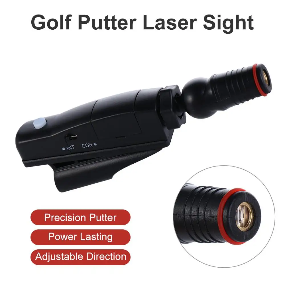 Putting Trainer Golf Putter Lasers Aim Improve Line Corrector Golf Lasers Pointer ABS Golf Putter Sight Golf Training Aid