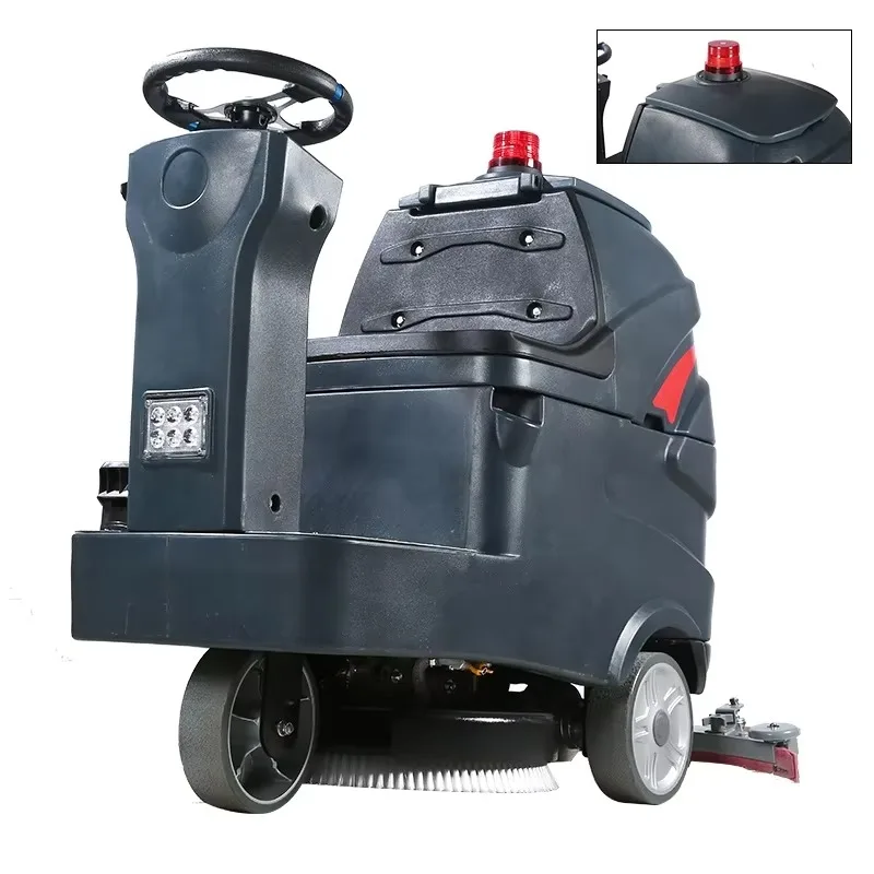 

Premium Quality Easy To Operate Large Seat Type 24V Clean The Floor Double Brush Floor Scrubber Machine