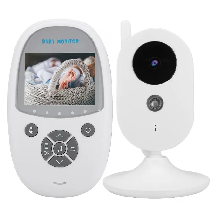 2.4Inch TFT Screen Video Baby Monitor Lullaby Nanny Cam Wireless Camera VOX Temperature Display Night Vision Babysitter