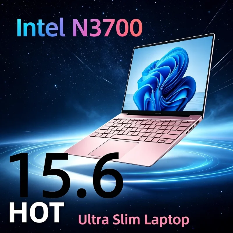 Intel N3700 High Performance Gaming Laptop 15.6" Ultra Slim Design 1.6GHz Base 2.4GHz Turbo 16GB RAM 2TB SSD Notebook