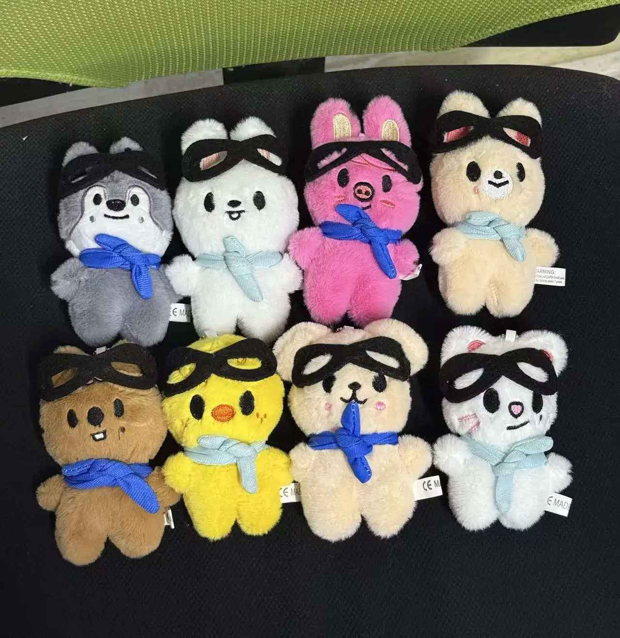 

Плюшевая игрушка Stray Kids SKZ, милый пилот, серый волк, белый кролик, кукла с коричневым медведем, брелок, кукла-подвеска