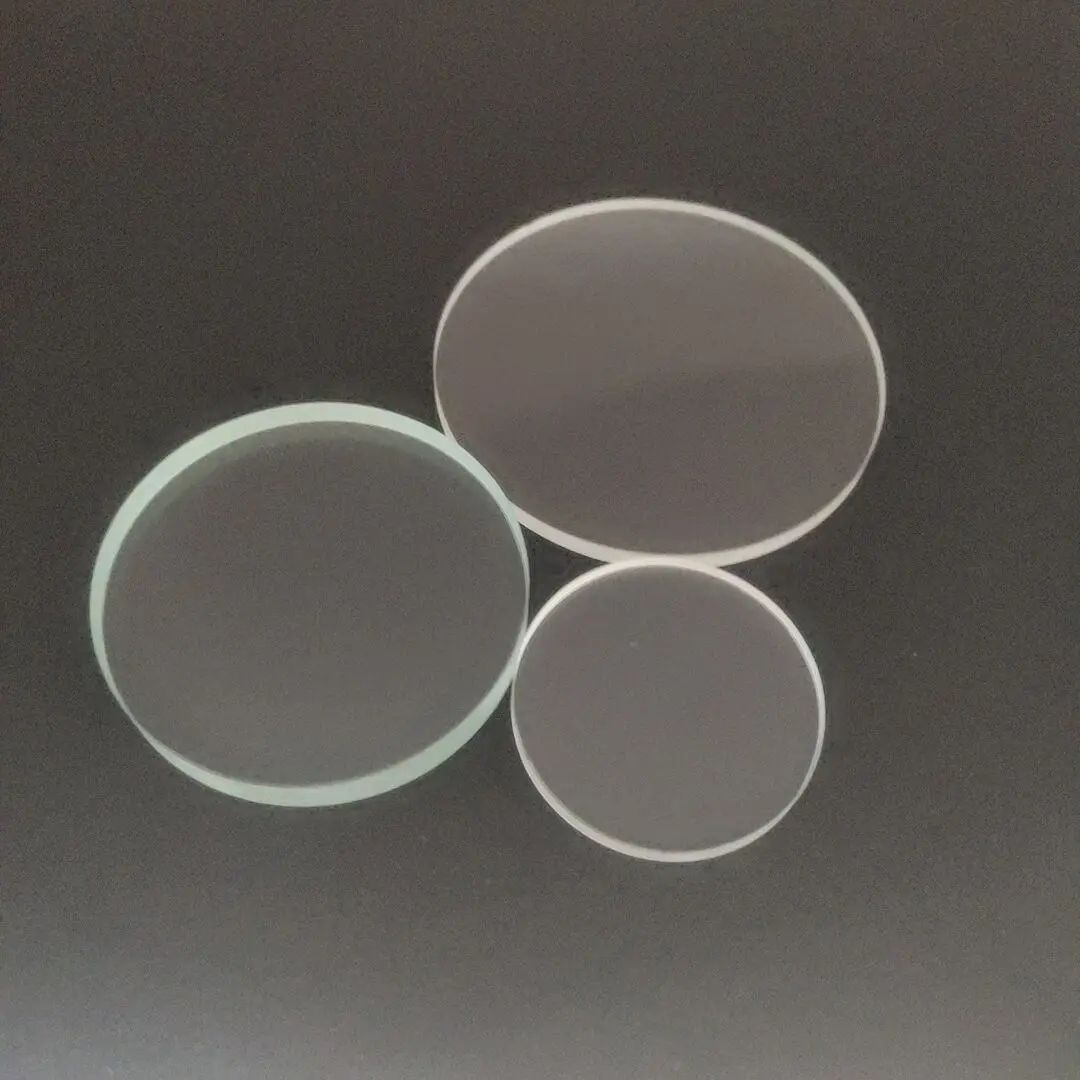 Diameter 35 40 45 50 55 65 70 75mm Thickness 5mm 10mm Tempered Armored Glass Lens Stalinite Round Flat Tempering Toughened Glass