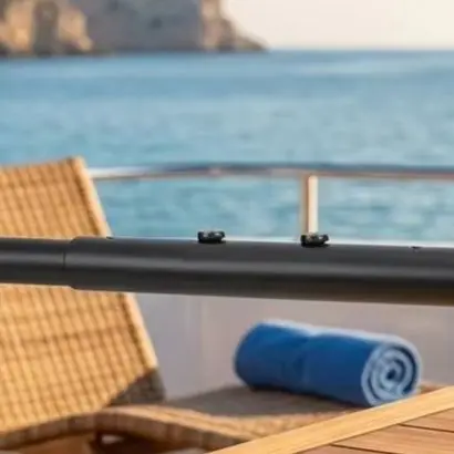 Carbon Steel Umbrella Holder for Boat Seats Fits Standard For Pin Style Posts 1 inch to 1.65 inch Diameter Outdoor Use