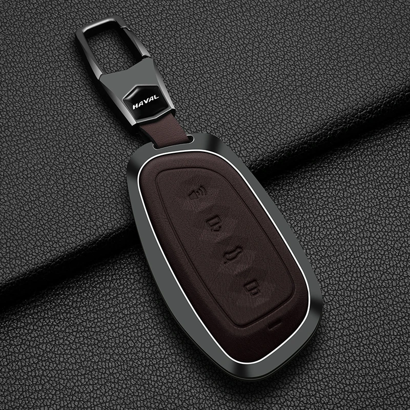 Key Fob Protector For GWM Haval H6 V7 H9 Raptor Car Key Case Premium Zinc Alloy Full Cover Anti Scratch F7X M6 F7 H7 Accessories