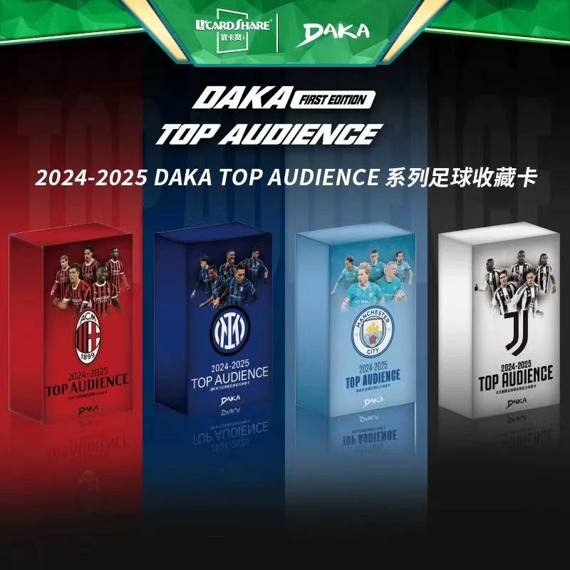 

2025 DAKA Top Audience Series Soccer Collection Card Machester Cuty Belgium Holland Box Fan Gift