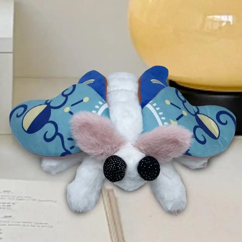 Plushie Moth Pillow Plush Moth Figure Stuffed Pillow Cartoon Toy Sofa And Bed Decoration Animal Plushies Soft For Children And