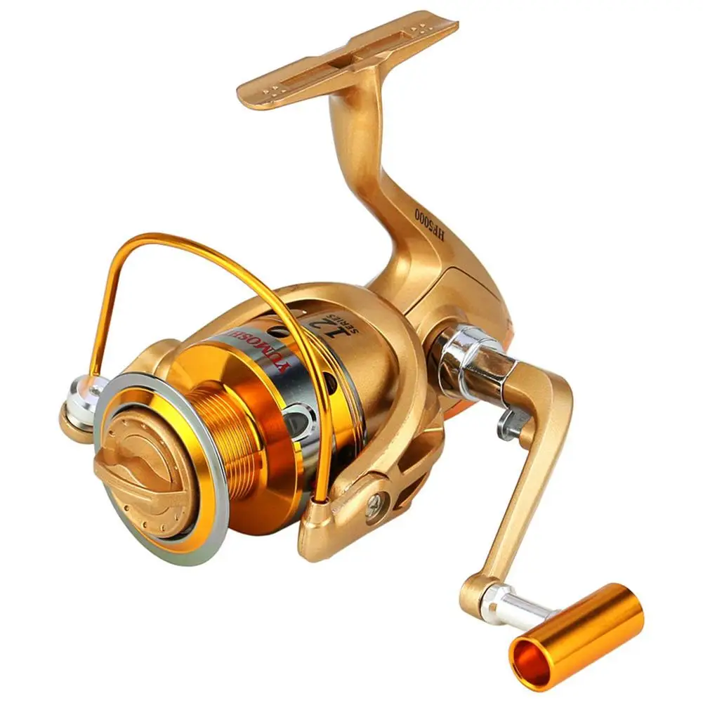 

1PCS HF1000-9000 Spinning Reel 5.5:1 4.1:1 Gear Ratio 13 Bearings Metal Wire Cup Rocker Fishing Reel Fishing Gear Wholesale