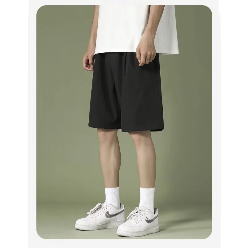 

Mens Shorts Summer Casual Loose Fit Straight Leg Athletic Five Inch Outdoor Comfortable Breathable Student Daily Wear