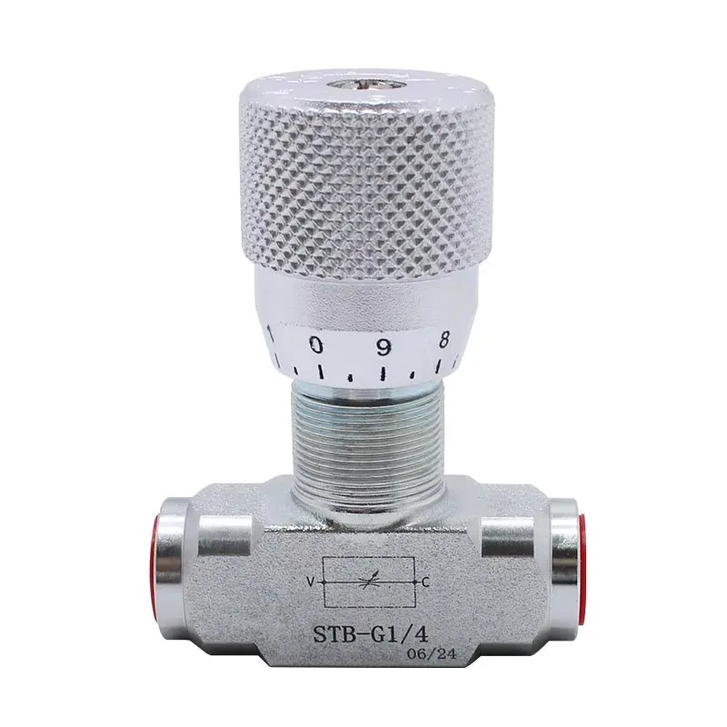 Two‑Way Throttle Valve Cylinder Speed Flow Control Valve For Engineering Vehicle Accessories