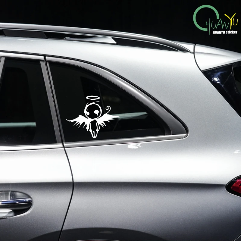 Funny Gothic Dark Fallen Angel of Death Wing Car Sticker Automobiles Motorcycles Exterior Accessories Vinyl Decals