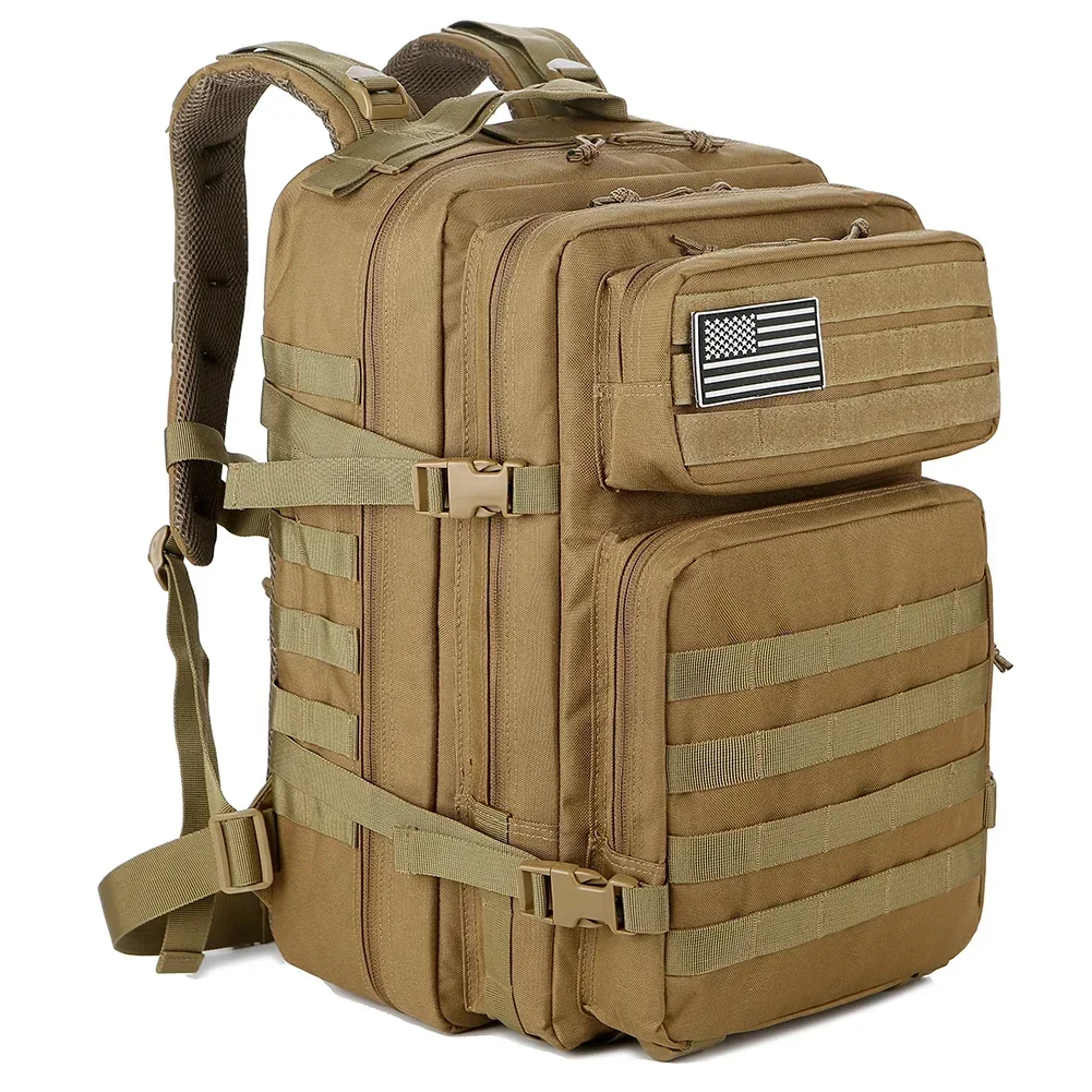Outdoor tactische rugzakken 45L grote capaciteit man 3 dagen Molle Assault tassen voor outdoor trekking campingrugzak