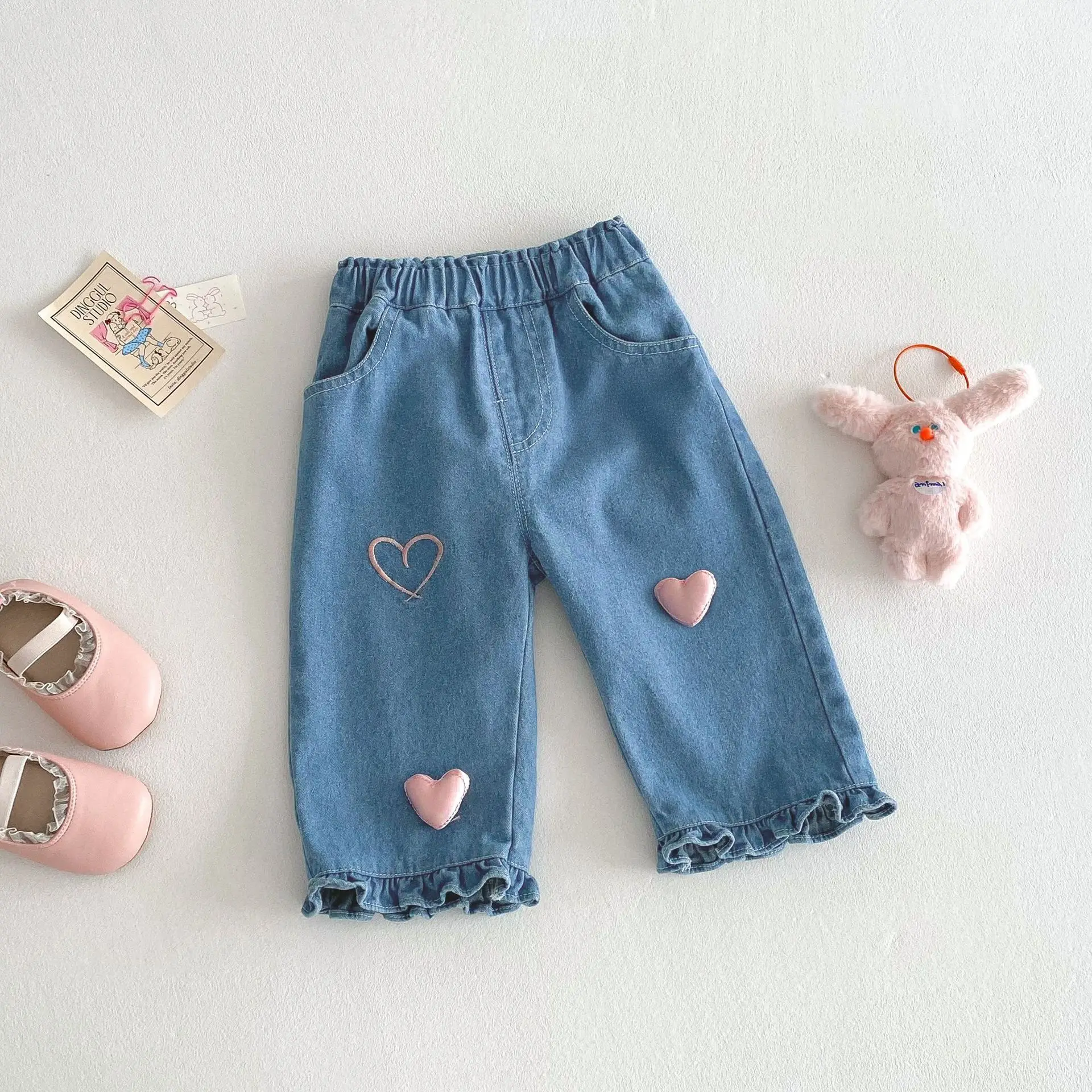 MILANCEL New Spring Autumn Kids Hoodie 0-5T Cute Flower Bunny Children Pullover Girls Outwear Tops