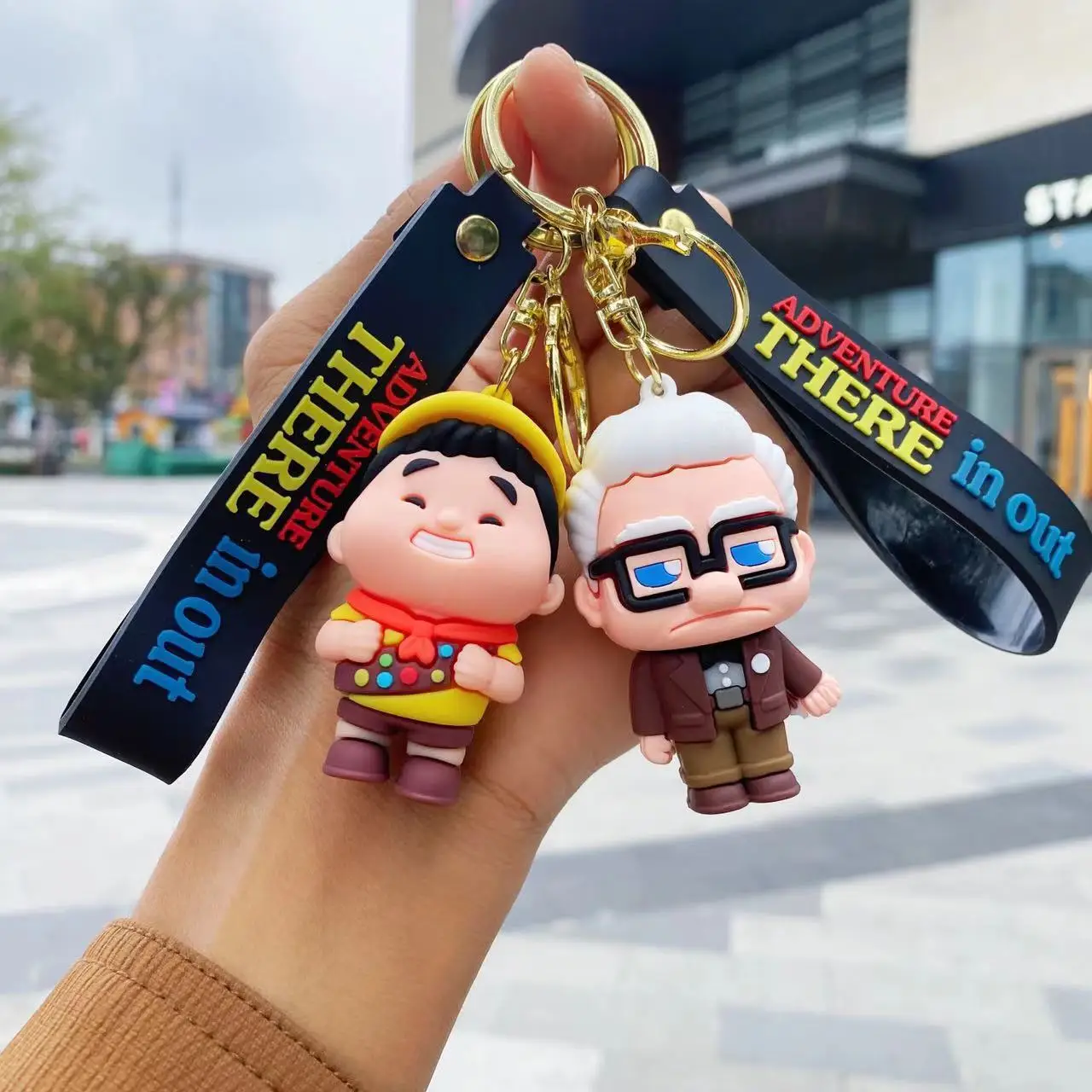 Disney Pixar Movie UP RUSSELL with Kevin Action Figures Toys Collectible Dolls Gifts for Children Car Decoration