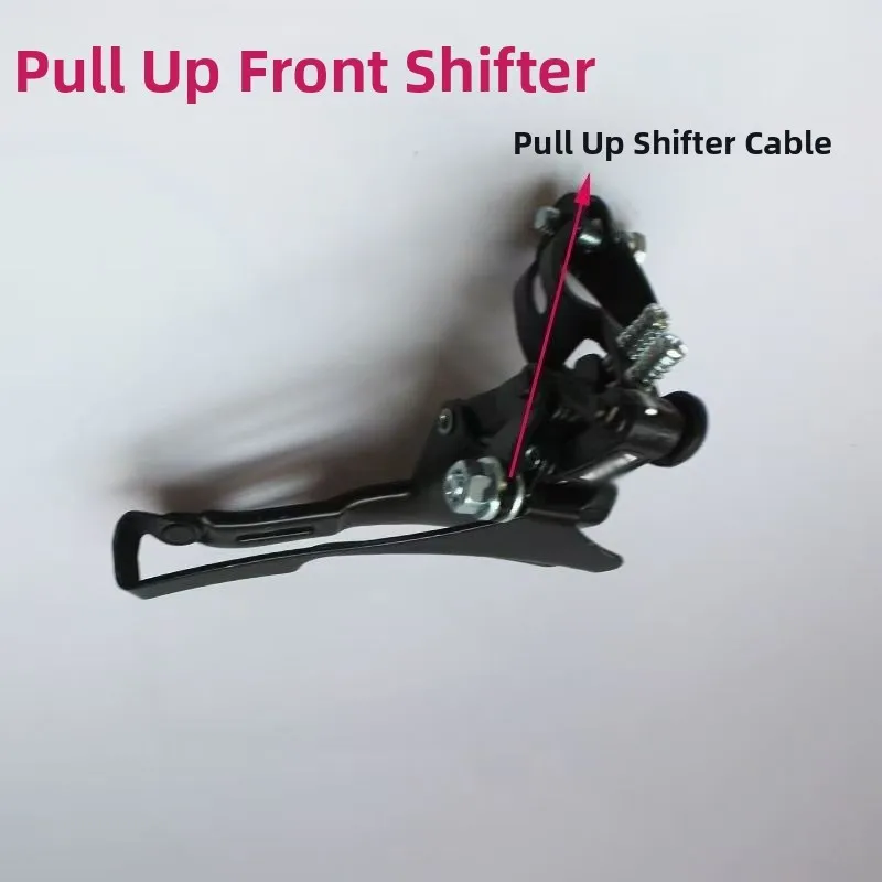 Front Derailleur For Mountain Bike Road Bike E-Bike Folding Bike Hardened Steel Body Seamless Gear Transitions