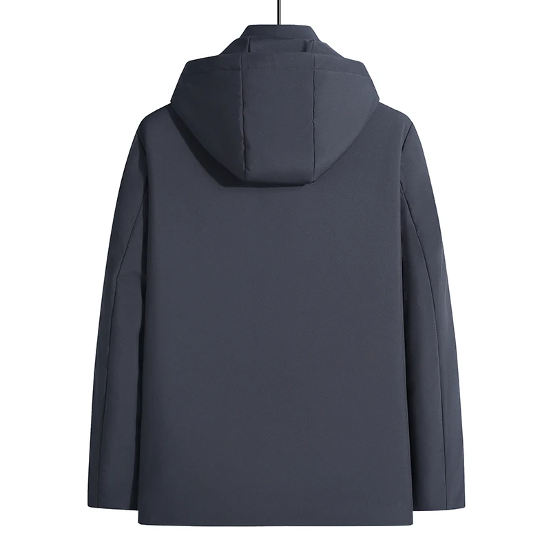Detachable Hooded Padded Jacket Windproof Warm Wear Resistant Fashion Casual High-quality Fabric Crisp Comfortable Skin Coat