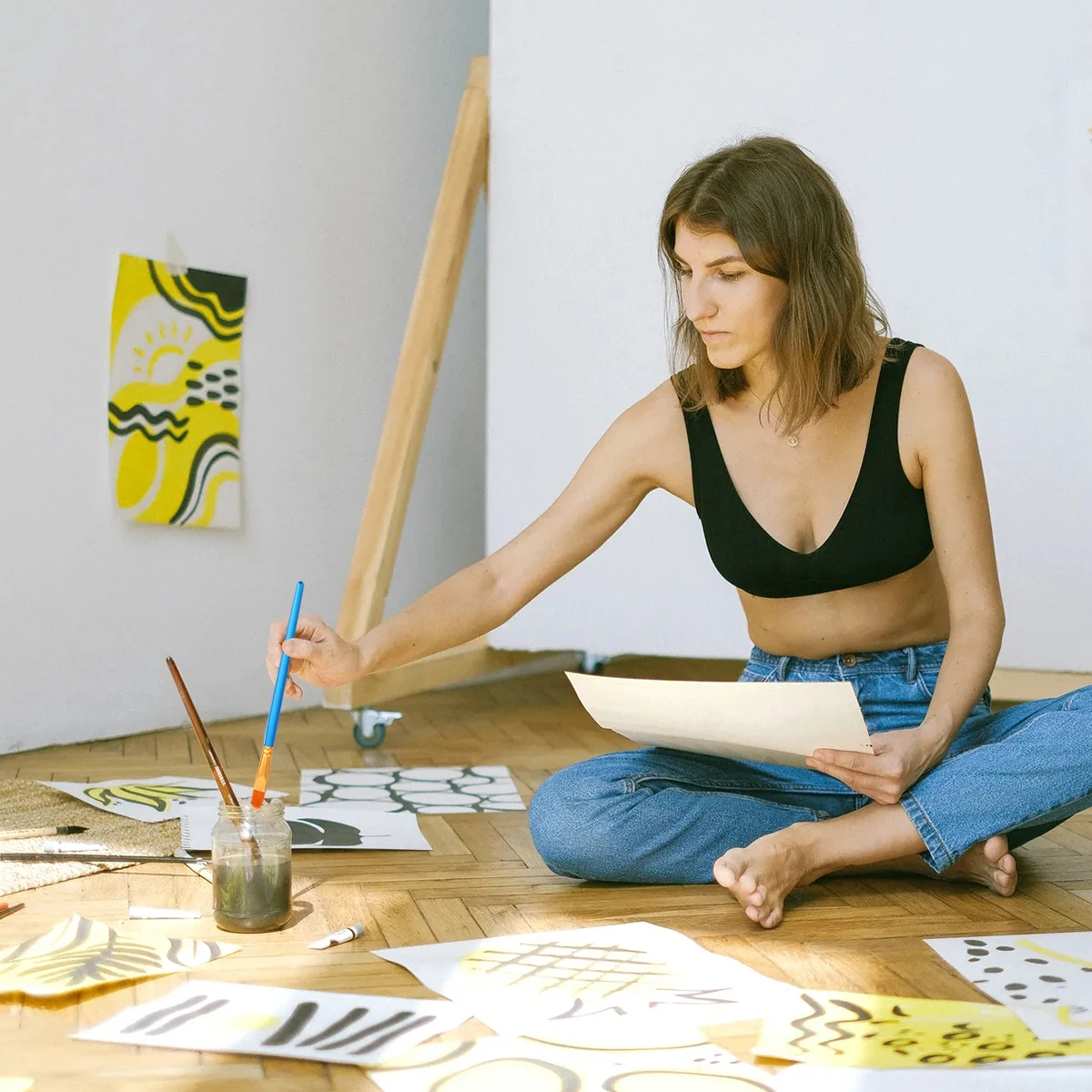 

10pcs Paintbrushes Art Watercolor Brush Sets Nylon Painting Pen Hair Acrylic Oil Painting Tools Drawing Pen