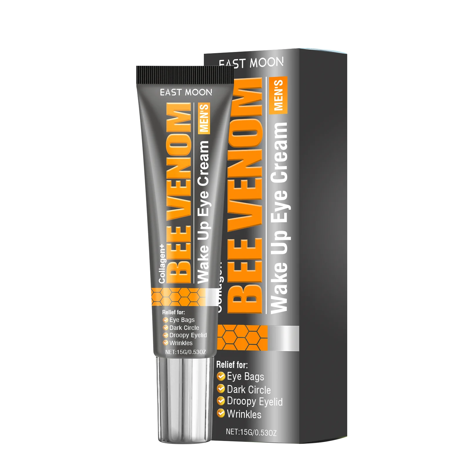 Bienengift-Augencreme Hydratisiert Trockene Augenpartie Reduziert Dunkle Flecken Mildert Feine Linien Strafft die Augenkontur Schnell Einziehende Effektive Straffende Augencreme – Detail 1