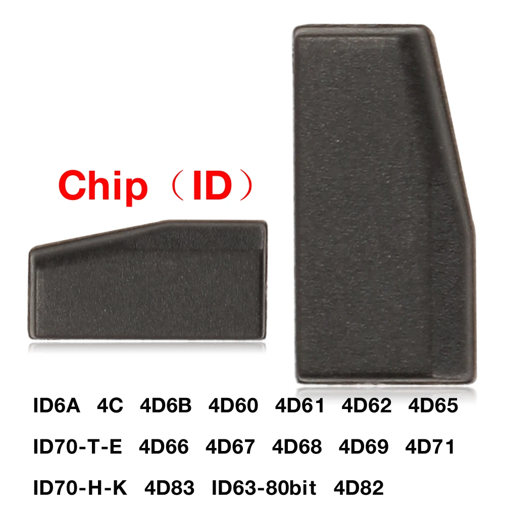 jingyuqin 4C ID6A 4D60 4D61 4D62 4D65 4D66 4D67 4D68 4D69 4D71 4D82G ID63-80bit Transponder Remote Car Key Chip Locksmith Tools