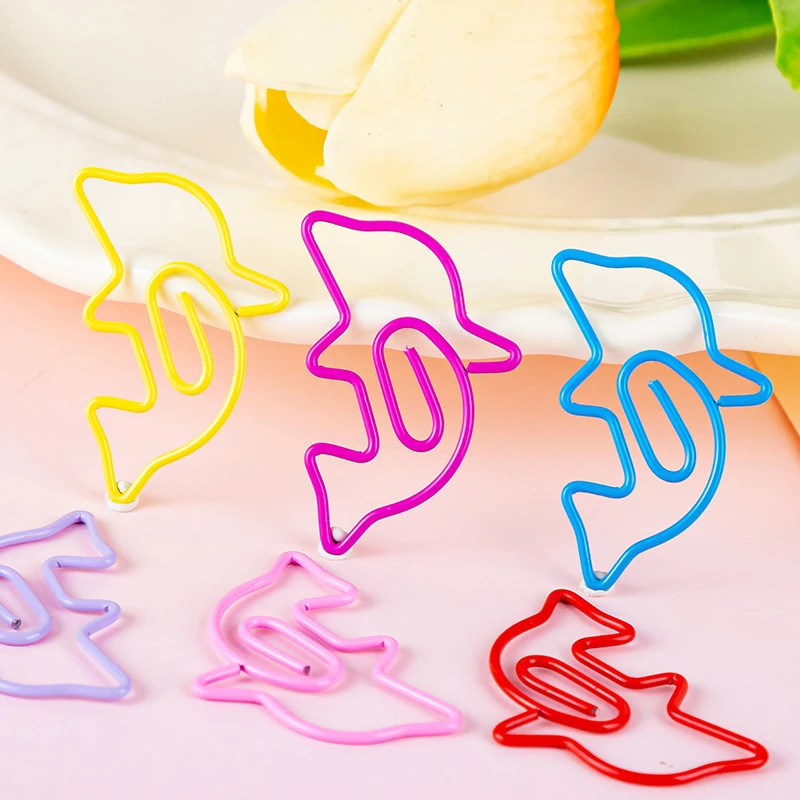 10/100PCS Paperclips With Musical Notes Office Supplies Animal Paperclips Duck Paperclips Irregularly Shaped Colorful Paperclips