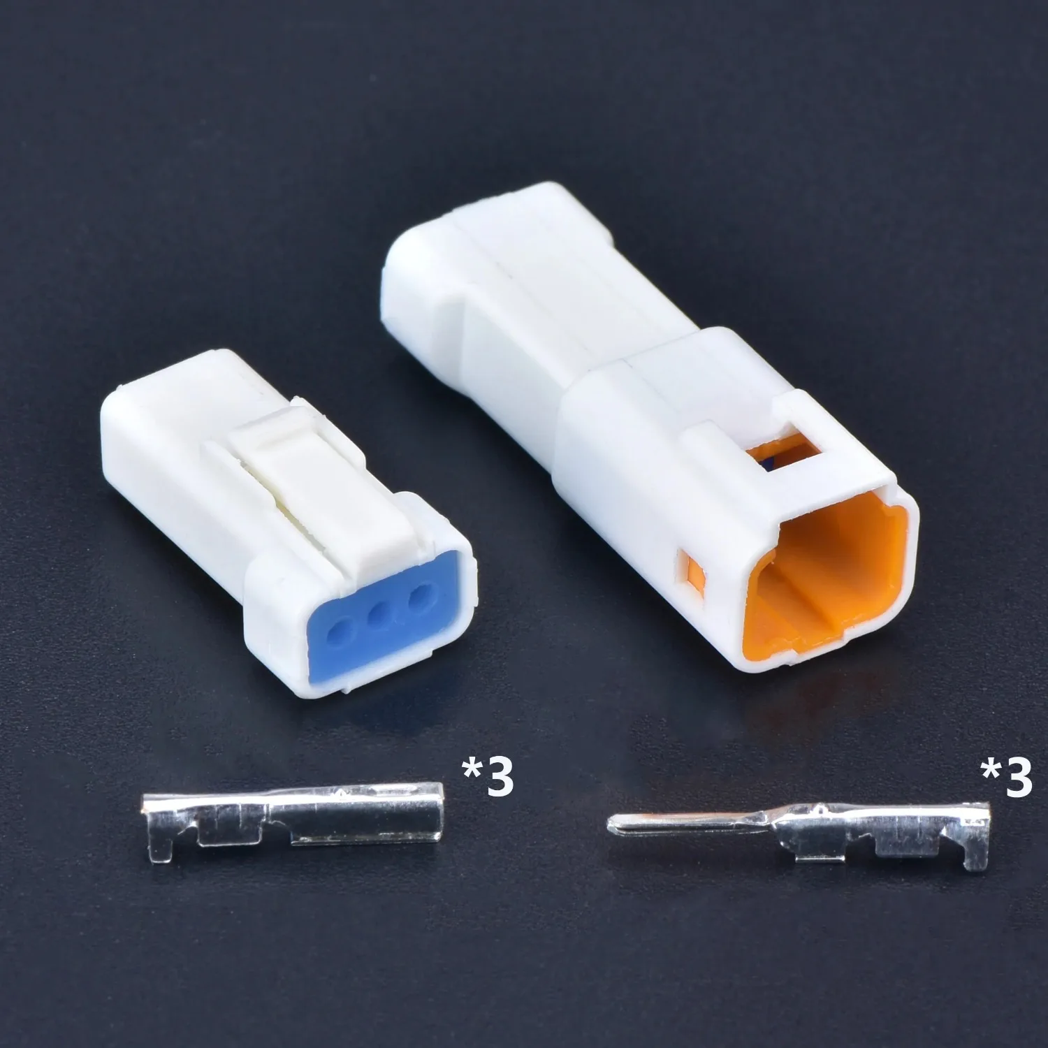 5 sets 3 Pin Automotive Waterproof Cable Connector Male or Female Butt Plug 03R-JWPF-VSLE-S 03T-JWPF-VSLE-S For JWPF type