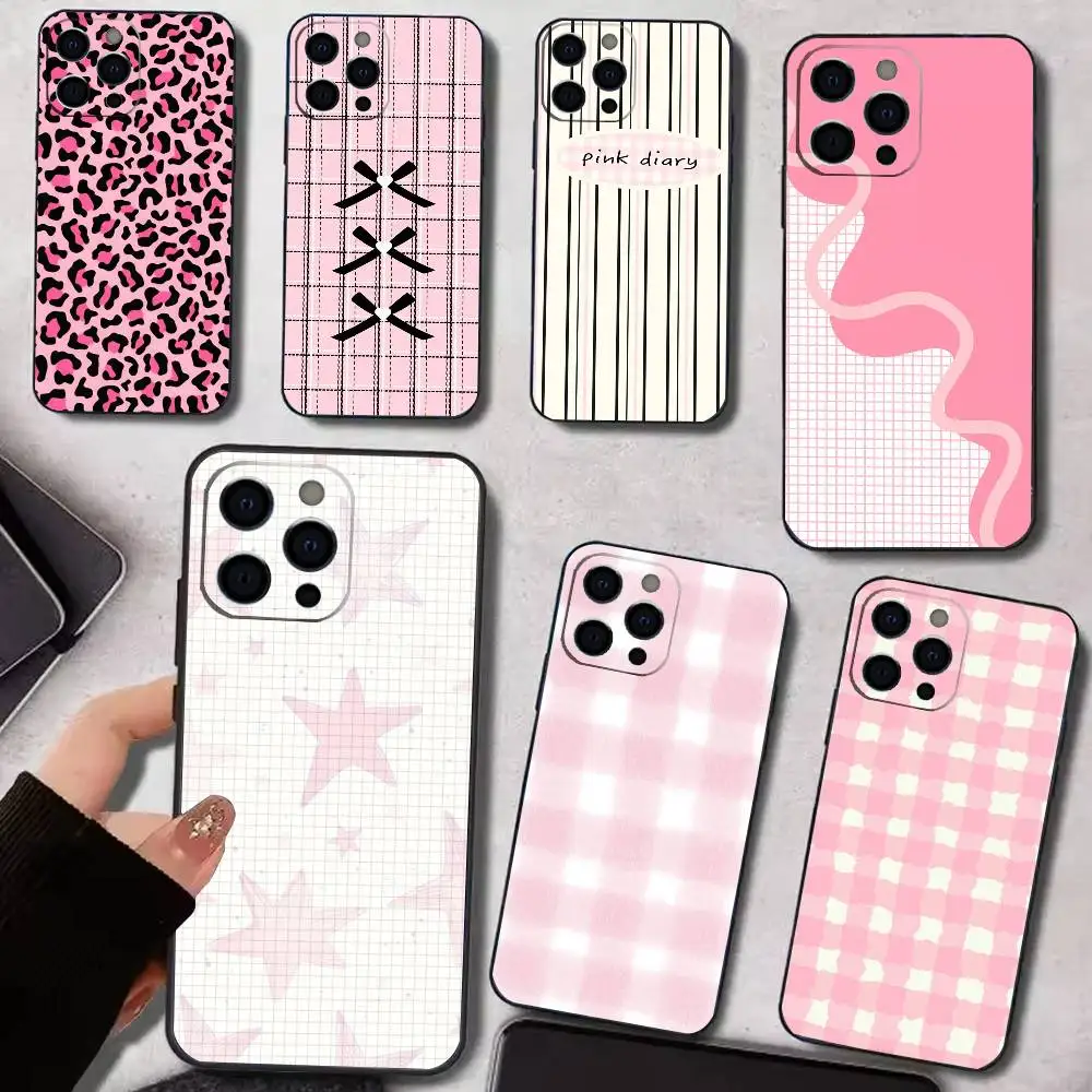 

leopard print Phone Case For iPhone17,16,15,14,13,12,11 Plus,Pro Max Soft Black Cover