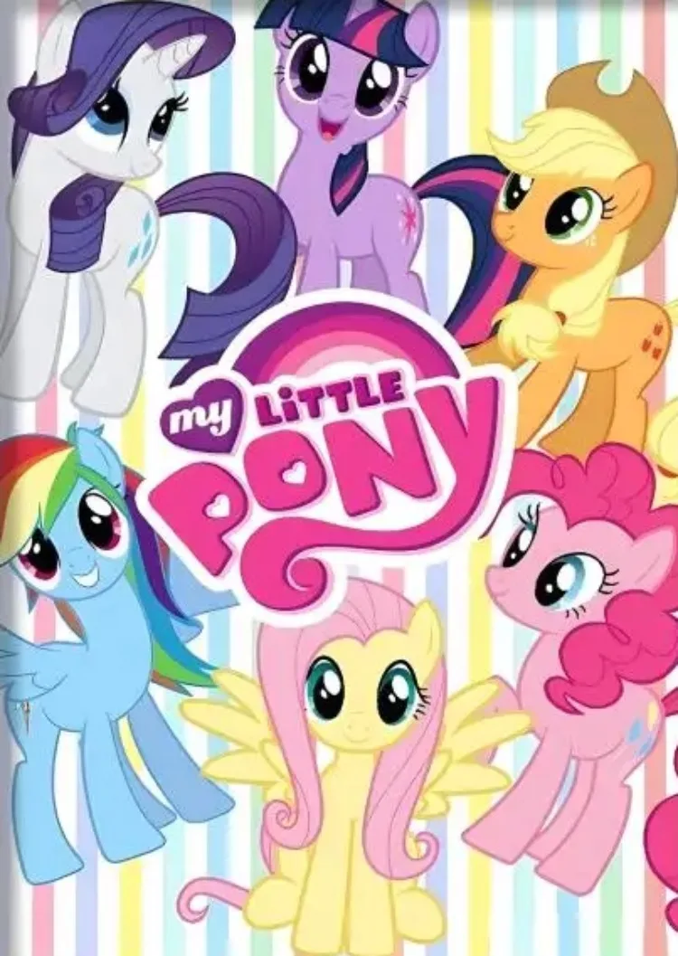 Anime My Little P_Pony 5D Leinwandgemälde Heimdekoration Wandaufkleber DIY Handgemachtes Geschenk