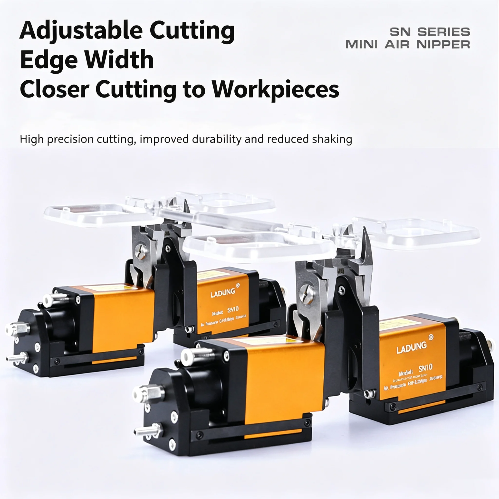 Nile Robotic Arm Pneumatic Scissors SN3 SN10 SN20 Pneumatic Pliers Precision Cutting of Plastic Sprue Air Shear Nipper Cutter