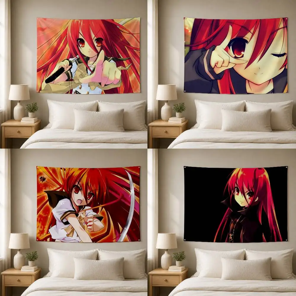 Shakugan no Shana  Decorative Hanging Flag with Grommets for Garage Bedroom Dorm Wall Decor