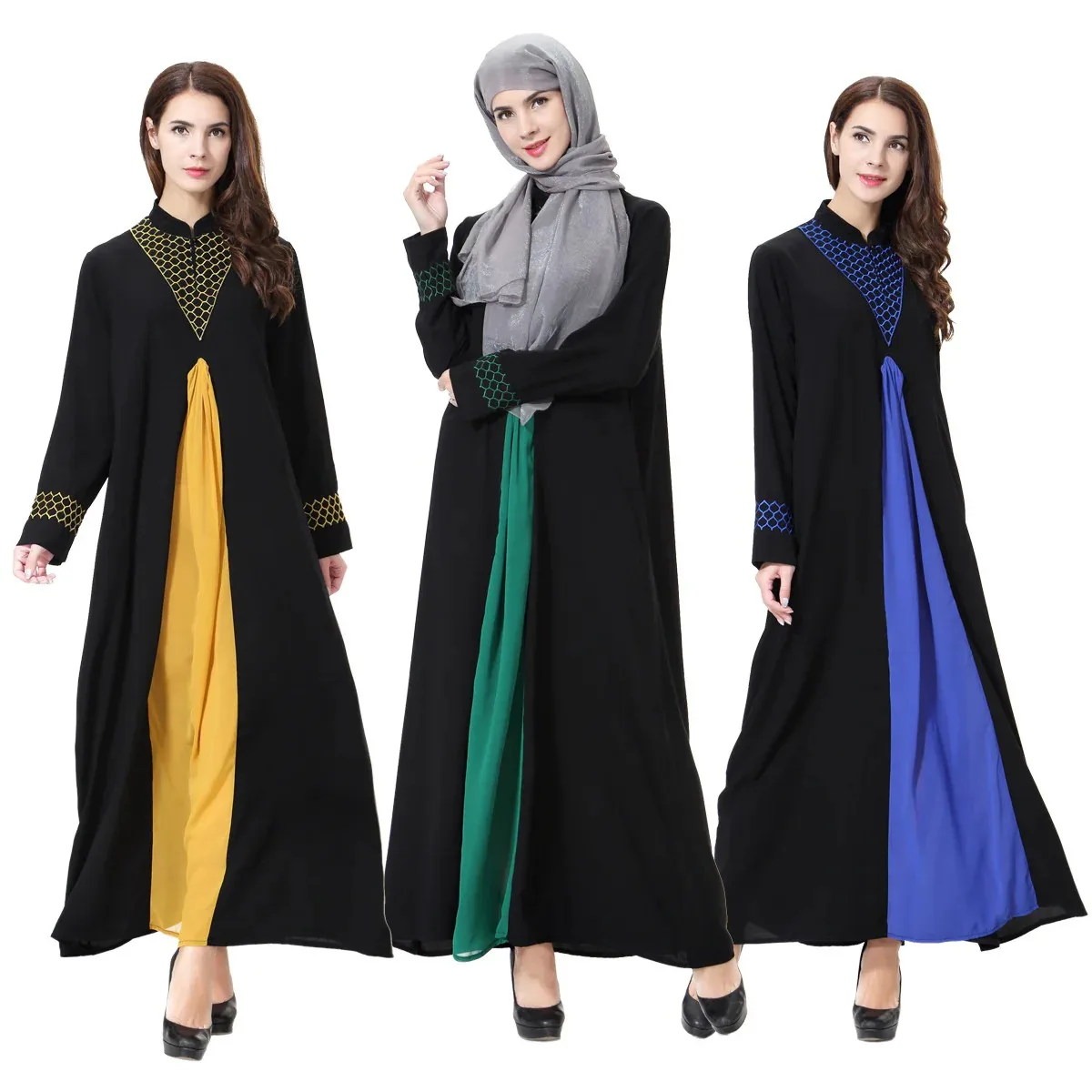 Muslim Abaya Robe for Women - Elegant Islamic Modest Prayer Dress, Long Sleeve Loose Maxi Gown for Ramadan Eid & Daily Wear