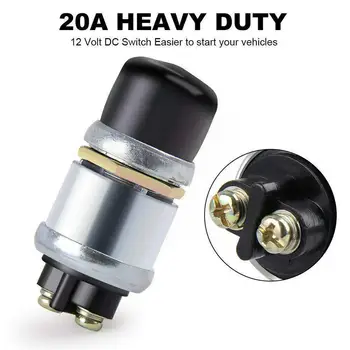 1pc Zündung Starter Schalter 60A DC 12V 24V Lkw Motor Starten Boot Push Wasserdicht Horn Auto Taste schalter Ersatz Starten N4O0