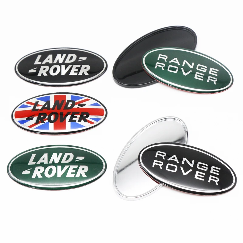 3D Metal Car Stickers For Land Range Rover Sport Emblem Logo L322 L405 Fender Wing Front Grille Rear Trunk Sticker Accessories