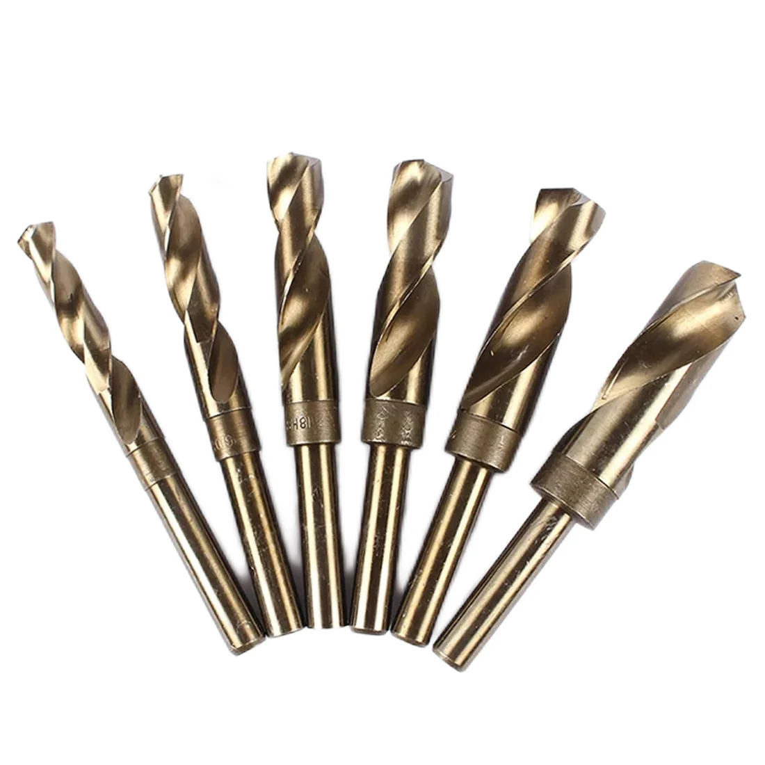 1pc 1/2 inch Dia Reduced Shank HHSS5%Twist Drill Bit 12mm-40mm(12/13/14/15/16/17/18/19/20/21/22/23/24/25/26/28/30/32/35/38/40mm)