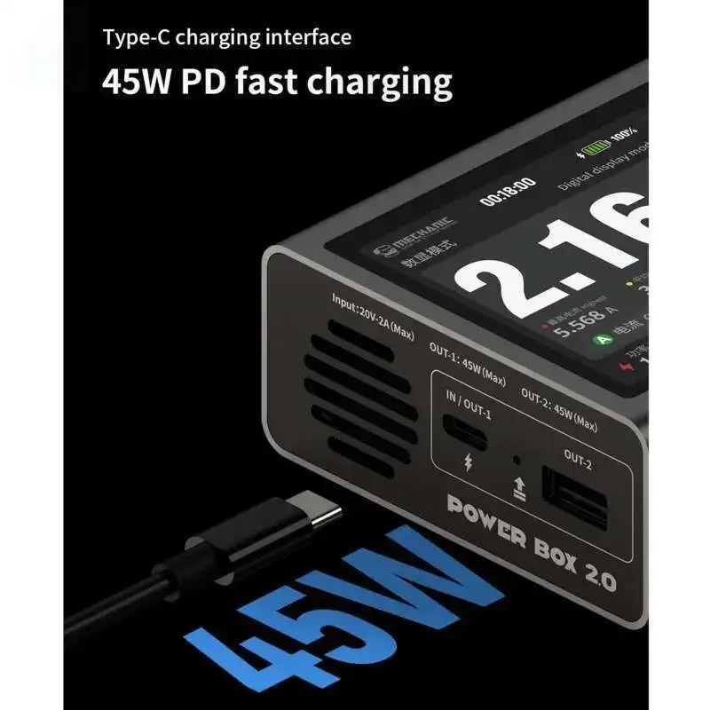 ميكانيكي محمول قابل للتعديل الطاقة 12V5A الناتج المدمج في طاقة البطارية لأدوات إصلاح الهاتف المحمول DC-1205