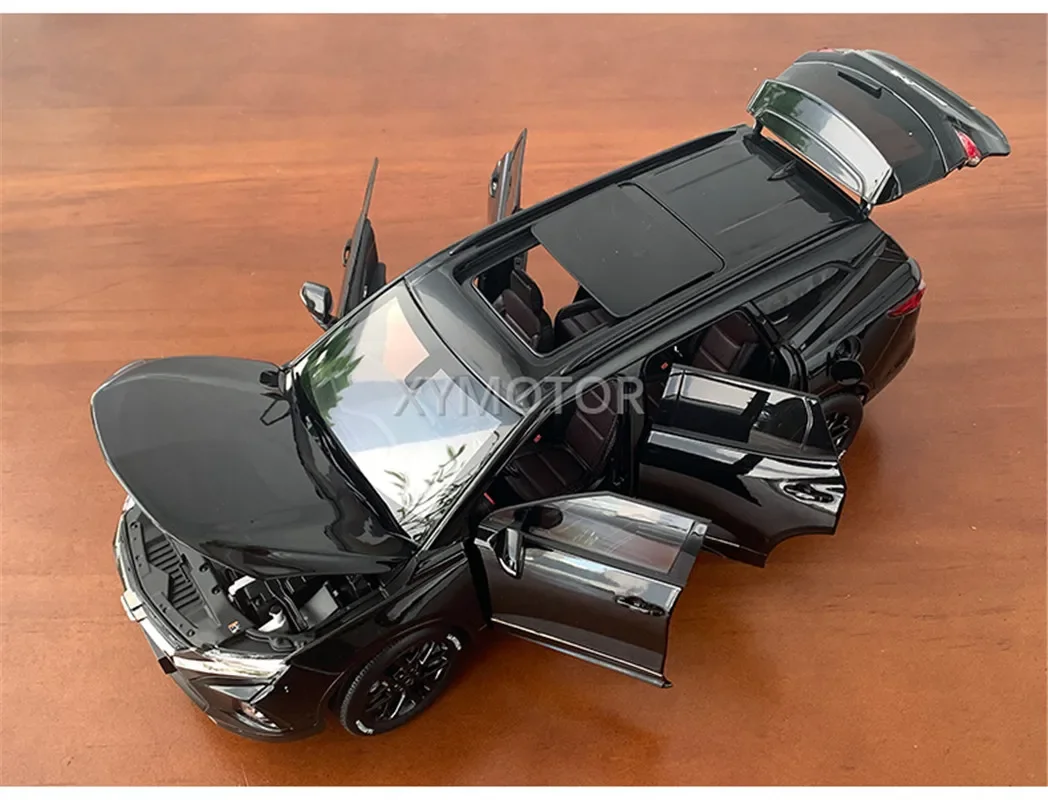 1/18 For Chevrolet CHEVROLET BLAZER RS Diecast Car Model Kids Toys Gifts Collection Display Ornaments Black