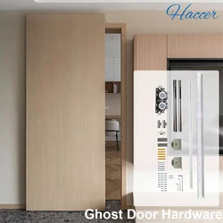 Hardware Sliding Door Slide Rail Kit Hidden Sliding Ghost Door Barn Door Hardware Invisible Track Frame Door Slide Hardware