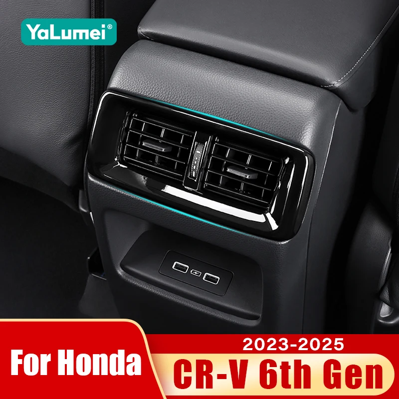 Für Honda CR-V CRV 6. Generation 2023 2024 2025 Hybrid Auto Hinten Klimaanlage Vent Outlet Trim Abdeckung Zubehör