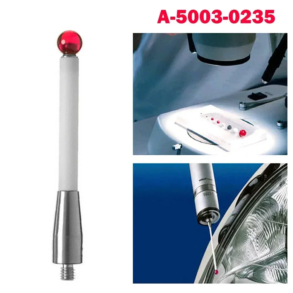 

A-5003-0235 CMM Stylus M4 Thread 5.0mm Red Ball 50mm Length Ceramic Stem Lightweight Wear-resistant CNN Metalworking