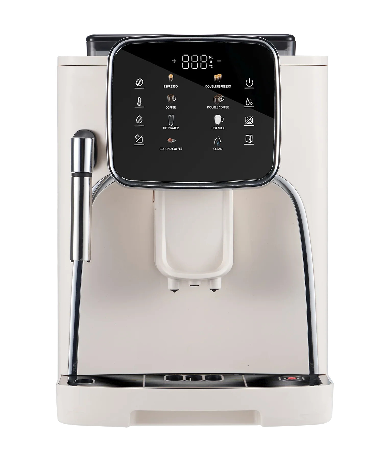 Hot Sale One Touch Screen Coffee Bean Powder Brewing Milk Foam Espresso Fully Automatic Coffee Maker Coffee Machine