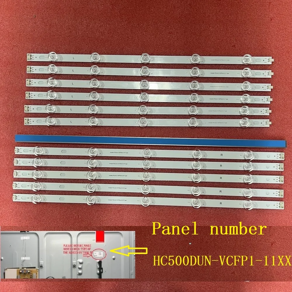 LED backlight strip For 50LN 50LN5100 50LN5200 50LN5310 50LN5400 50LN5600 50LN5700 POLA 2.0 50 AGF78182801 HC500DUN-VCFP1-11XX