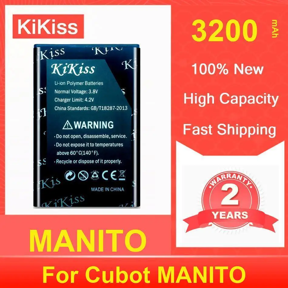 

Kikiss Battery 3200Mah MANITO For Cubot