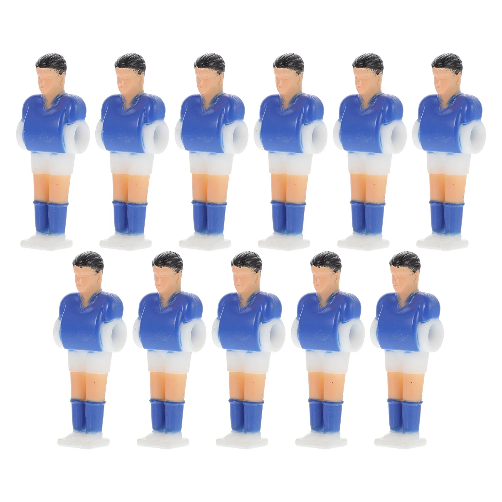  11 Pcs Football Machine Player Table Accessories Statues Man Men Plastic Dolls Puppets Tournament Style Foosball Players