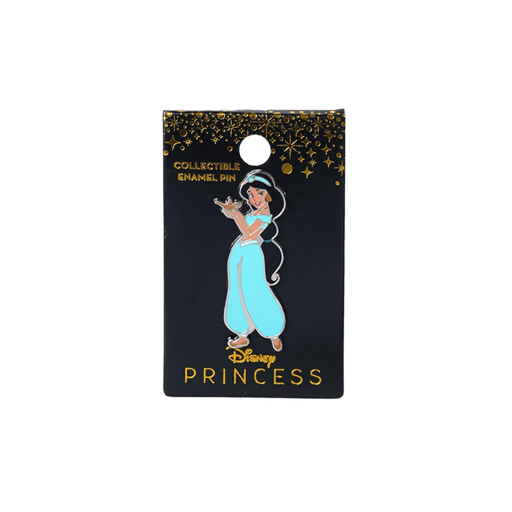 1 Stück offiziell lizenzierte Disney-Sammlerbrosche aus Emaille mit Prinzessinnen-Motiv, exquisites, süßes kleines Geschenk, modisches Accessoire – Detail 7