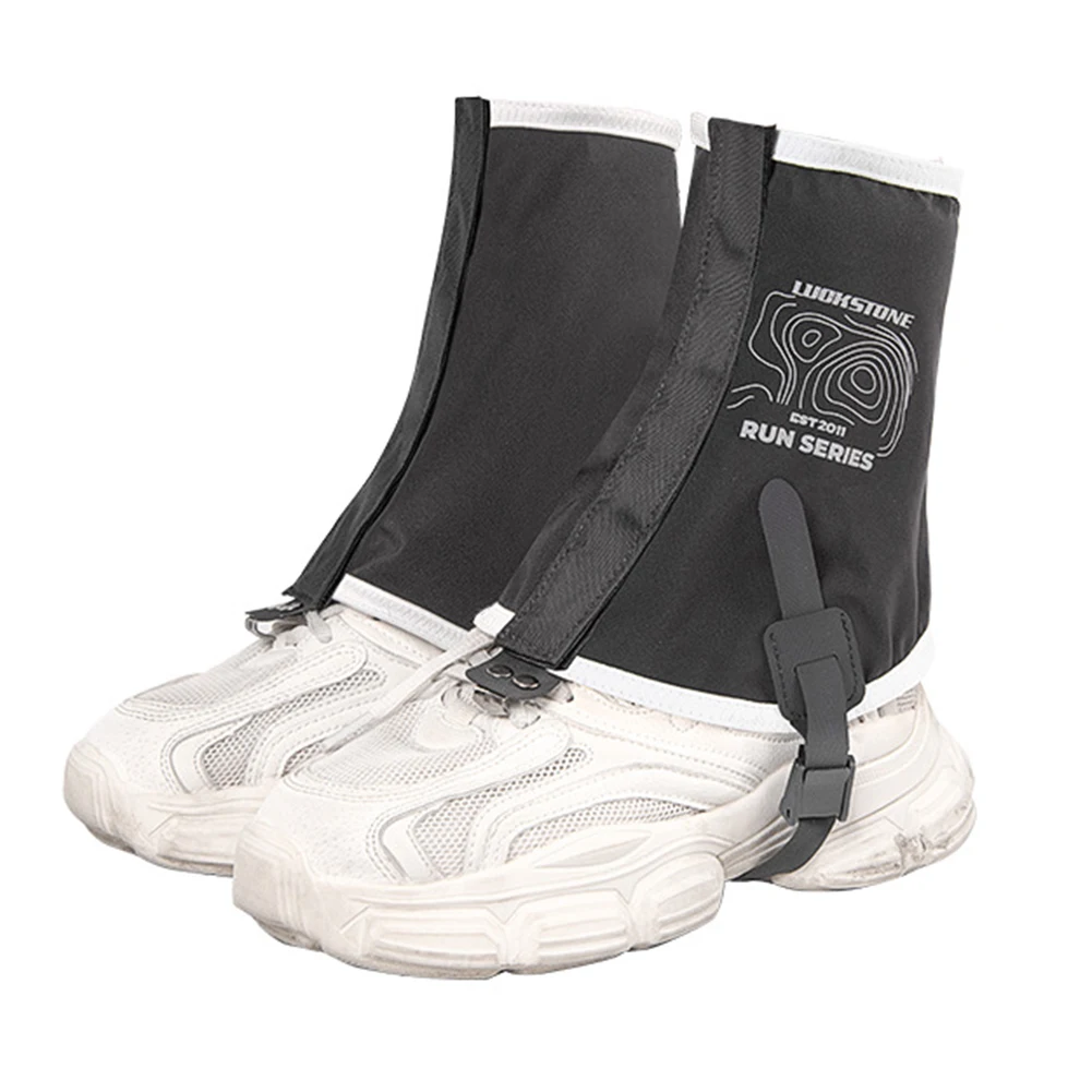

Adjustable Leg Gaiters Hiking Leg Gaiters Snug Fit Around Calf Webbing Sole Buckle Nylon Material For Protection For Hiking