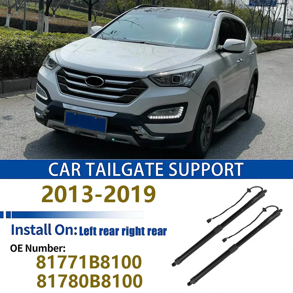For 2013-2019 Hyundai Santa Fe III Grand Santa Fe DM Liftgate Support Strut 1pc L/RElectric Trunk Opener 81771B8100 81780B8100