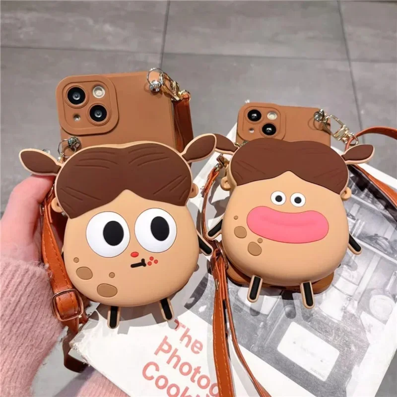 

Cartoon wallet case for Samsung Galaxy A22 M32 M22 A72 a52s A32 A22 F42 M12 F12 a02s M02 soft cover Potato Elf Girl phone case