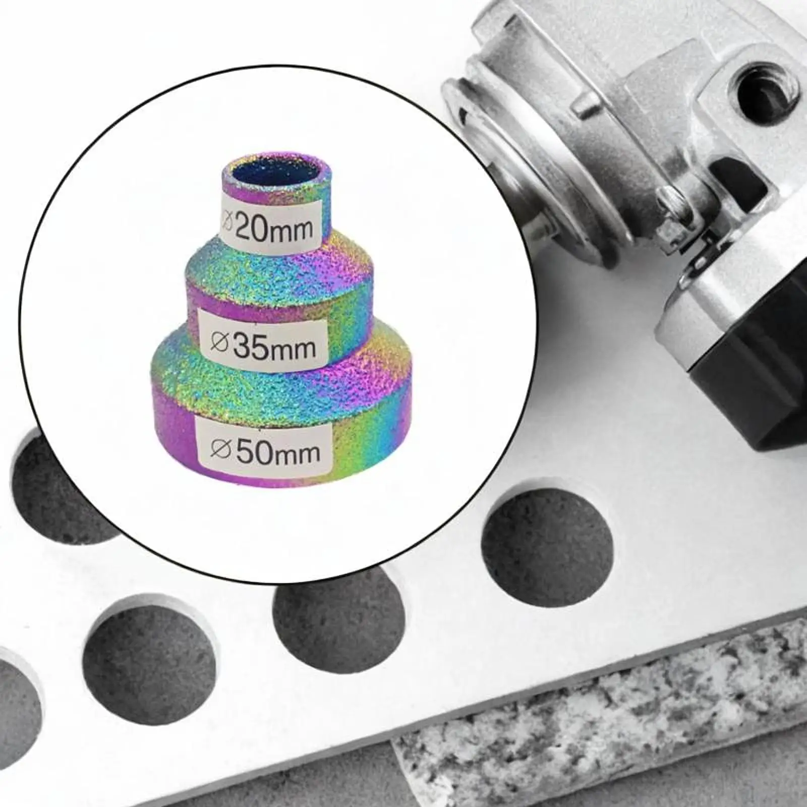 

Diamond Step Pagoda Drill Bit Hole Opener for Existing Holes Marble Granite