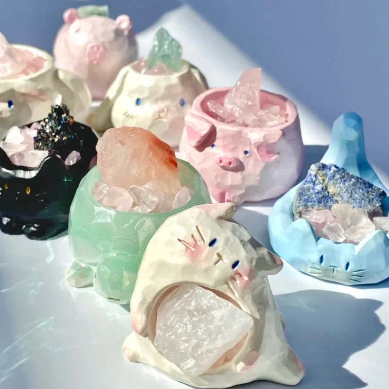 

Симпатичные животные Pal, хрустальная глухая коробка, модная игрушка, украшение для мебели, украшение для рабочего стола, Kawai Girl, сюрприз, коллекция подарков на день рождения