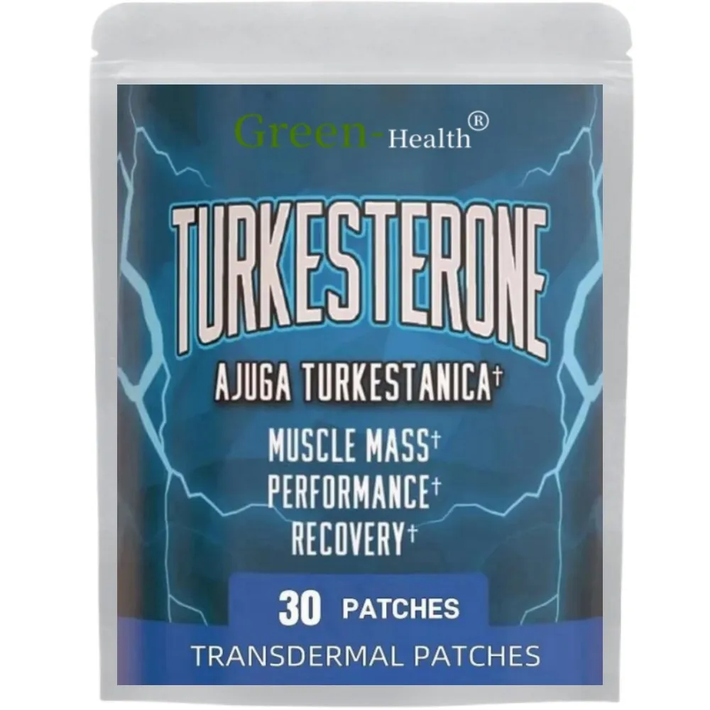 30 Patches Turkesterone Transdermal Patches Ajuga Turkestanica Improve Lean Muscle Mass, Exercise Performance